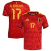 Fotballtrøye Belgia De Ketelaere 17 Hjemmedrakt VM 2026 Kortermet
